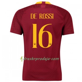 Nogometni Dresovi AS Roma De Rossi 16 Domaći 2018/2019 Kratkih Rukava